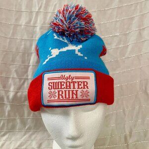 Ugly Sweater Run Winter Hat with Pom